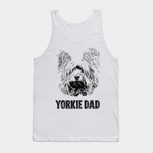 Yorkie Dad Yorkshire Terrier Tank Top